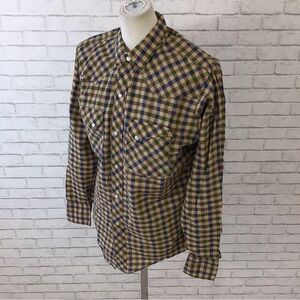 Plaid Button-Up Shirt